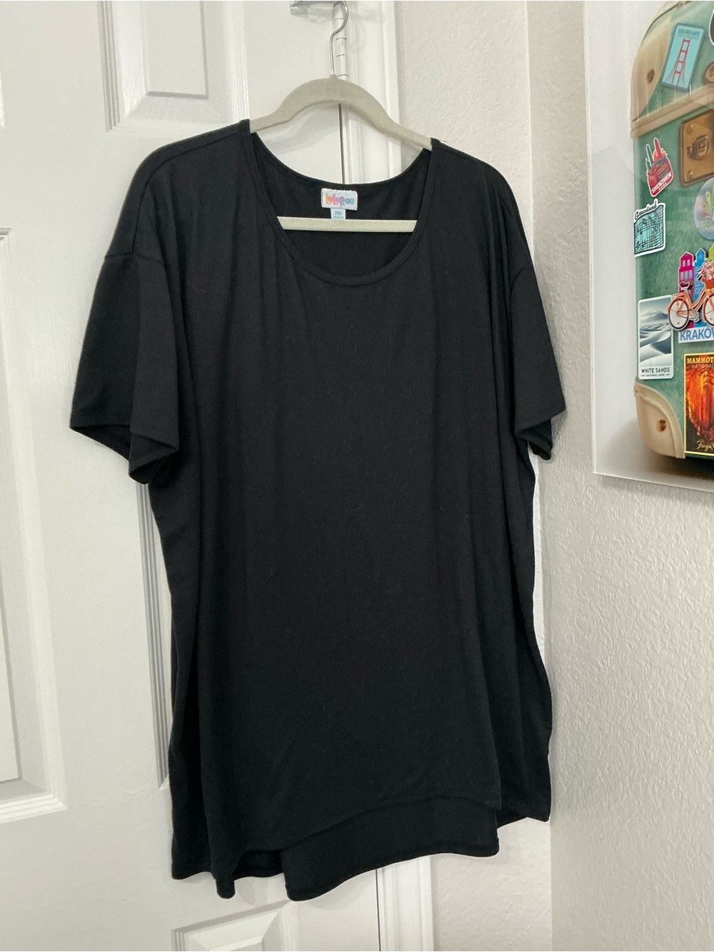 LulaRoe Short Sleeve Crew Neck Shirt Irma